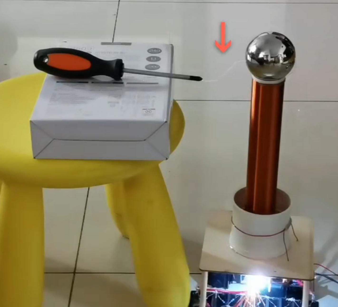 Electromagnetic shooter setup