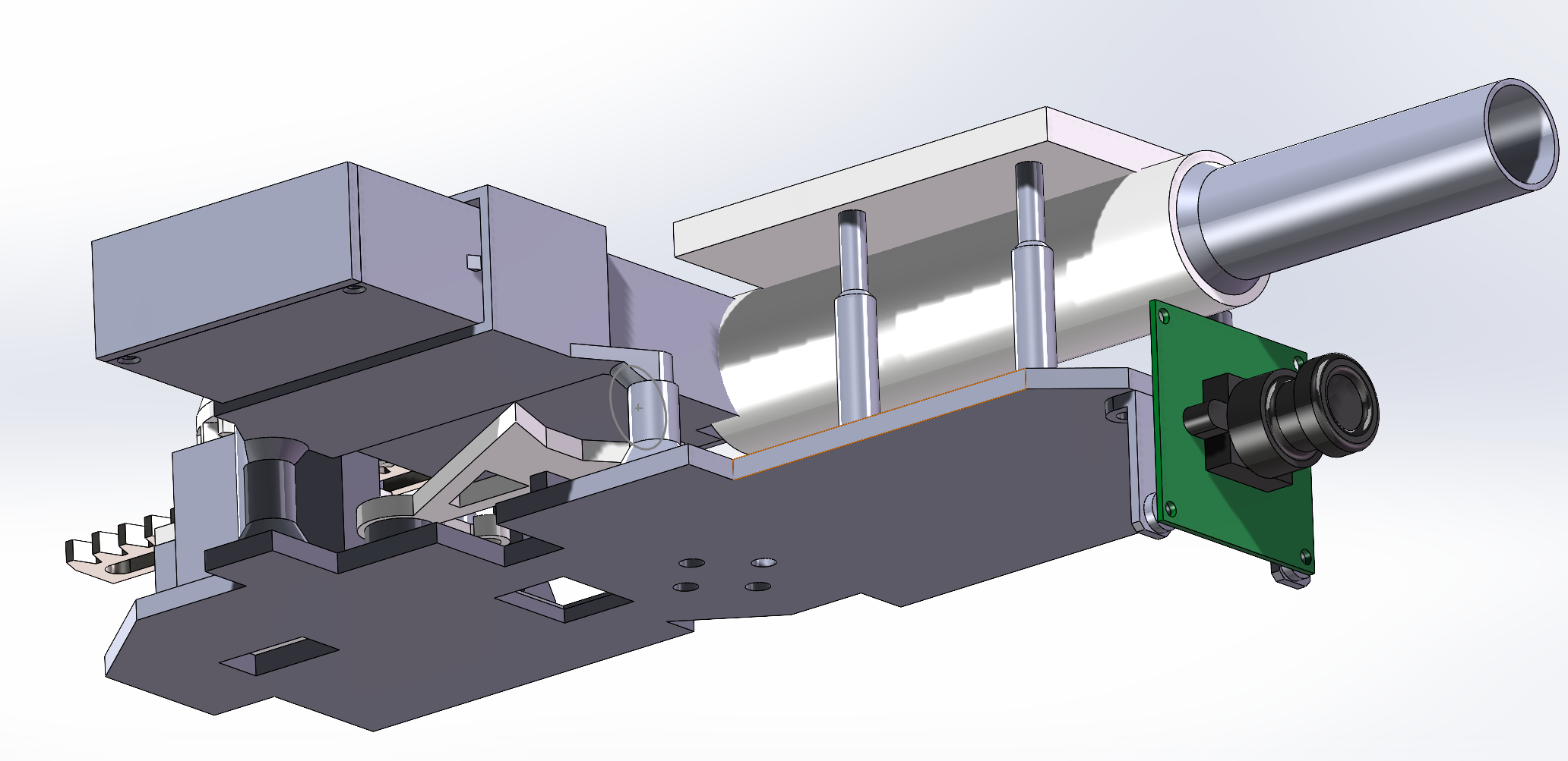 Electromagnetic shooter setup